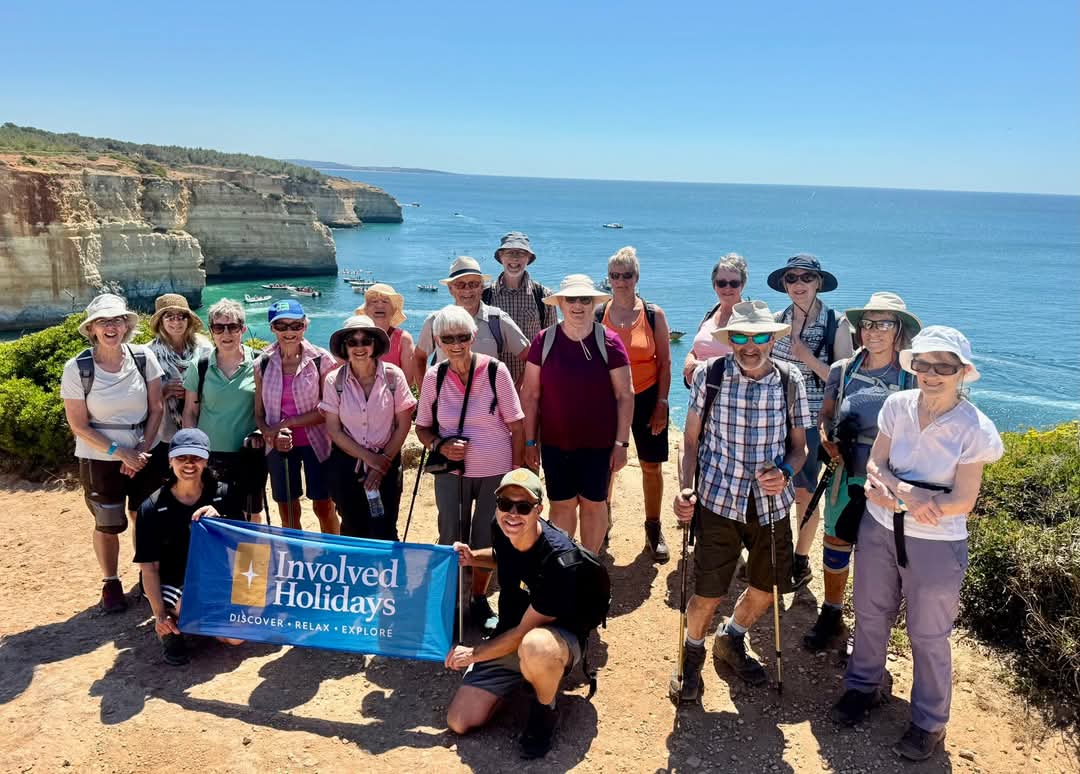 A group of Involved Holidays walkers together on a guided walking holiday