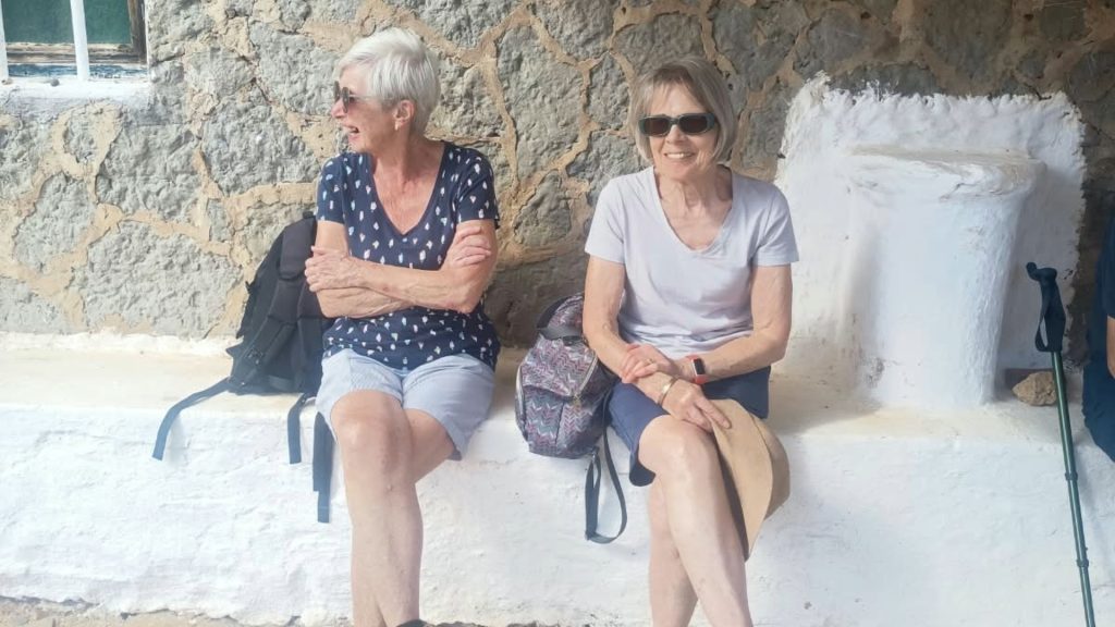 ladies enjoying the sun in menorca