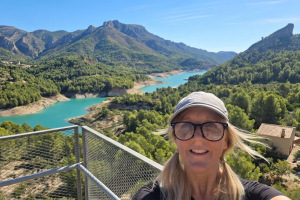 marie enjoying the view 1