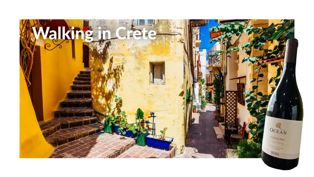 walking in crete white wine copy